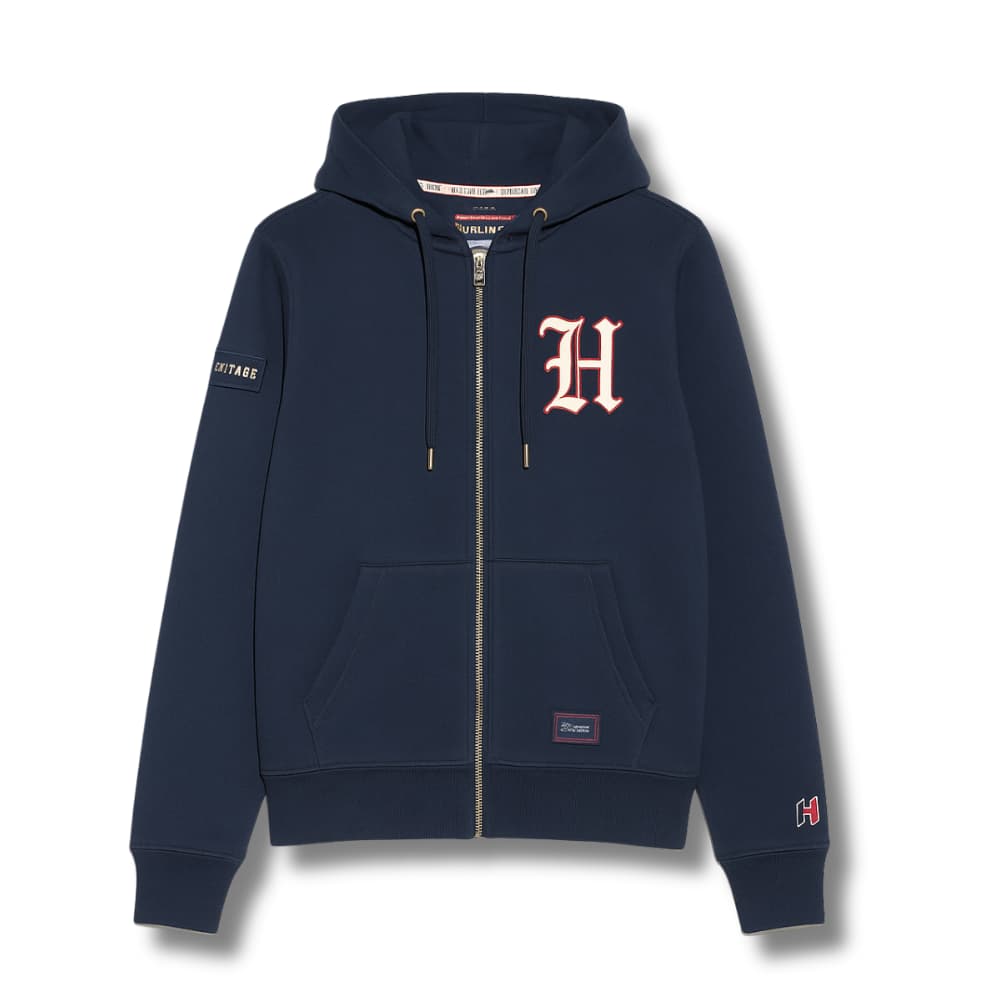 Chaqueta Hoodie Hurlintong Hombre Blue Navy