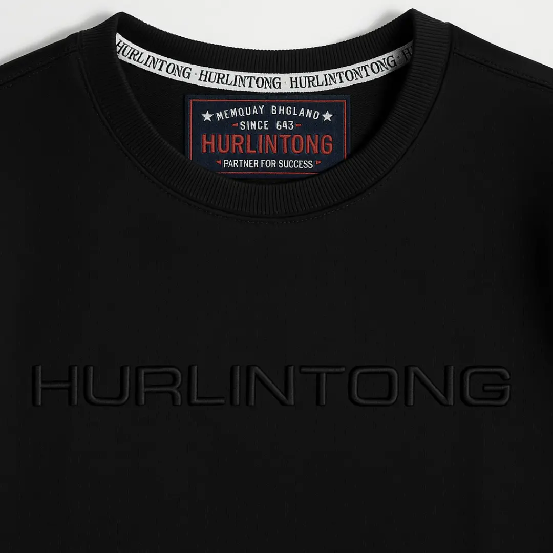 Buzo cuello redondo negro