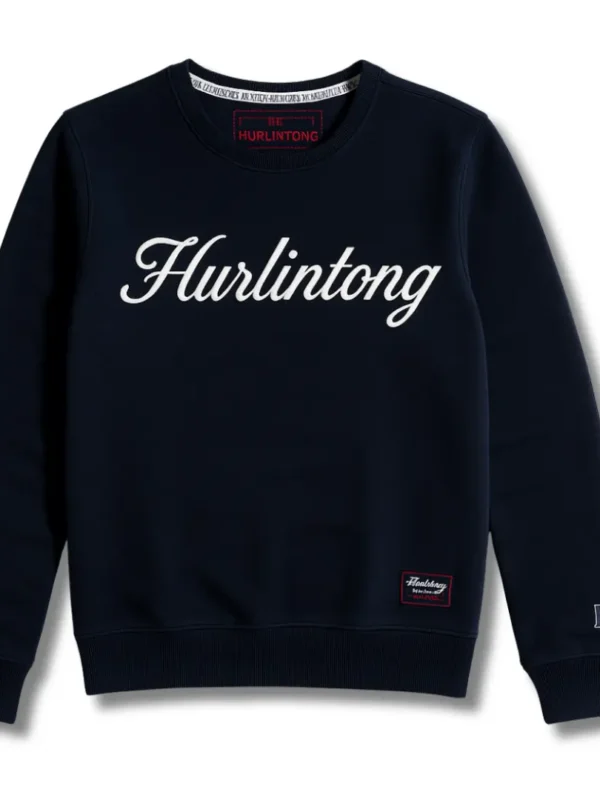 Buzo cuello redondo azul