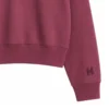 Buzo media cremallera uva para mujer