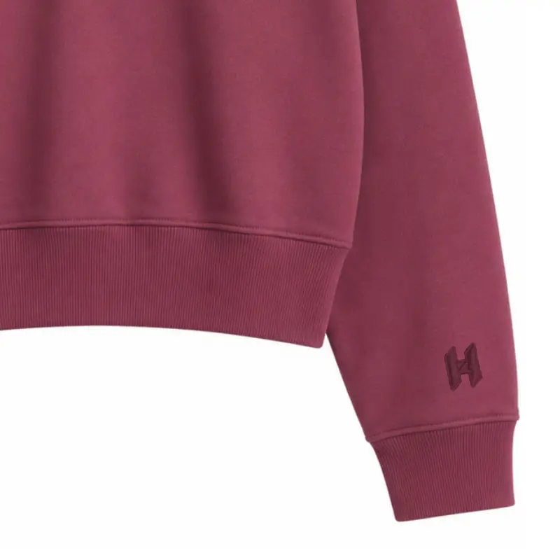 Buzo media cremallera uva para mujer