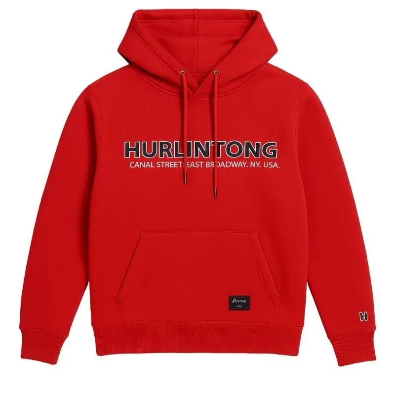 Buzo hombre rojo street