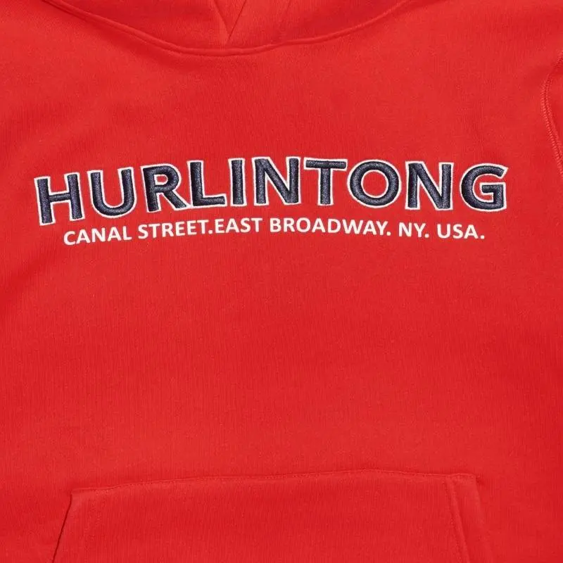 Buzo hombre rojo street