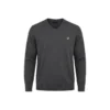 Buzo de Hilo Cuello V gris para Hombre