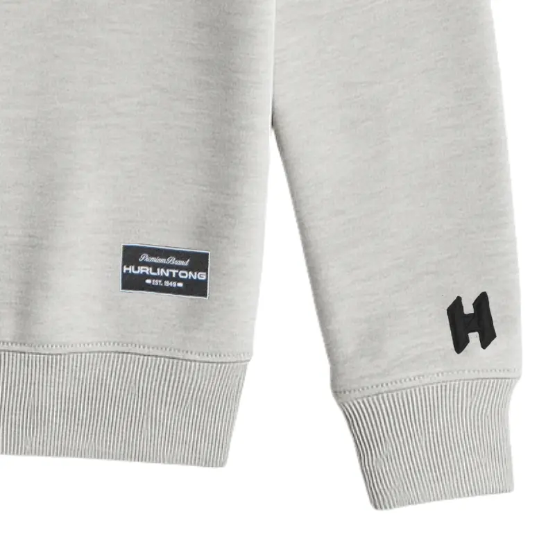 Buzo gris claro para Hombre Hurlintong Buzo gris claro para Hombre Cuello Redondo