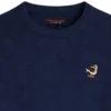 Buzo hilo cuello redondo azul oscuro
