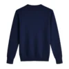 Buzo hilo cuello redondo azul oscuro