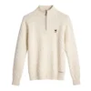 Buzo hilo cuello alto camel