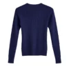 Sweater de hilo azul oscuro para mujer