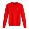 Buzo hilo cuello redondo rojo