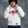 Buzo blanco hombre Usa