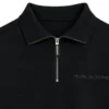 Buzo media cremallera negro para hombre