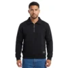 Buzo media cremallera negro para hombre