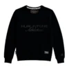 Buzo negro para Hombre Cuello Redondo
