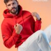 Buzo hombre rojo