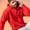 Buzo hombre rojo