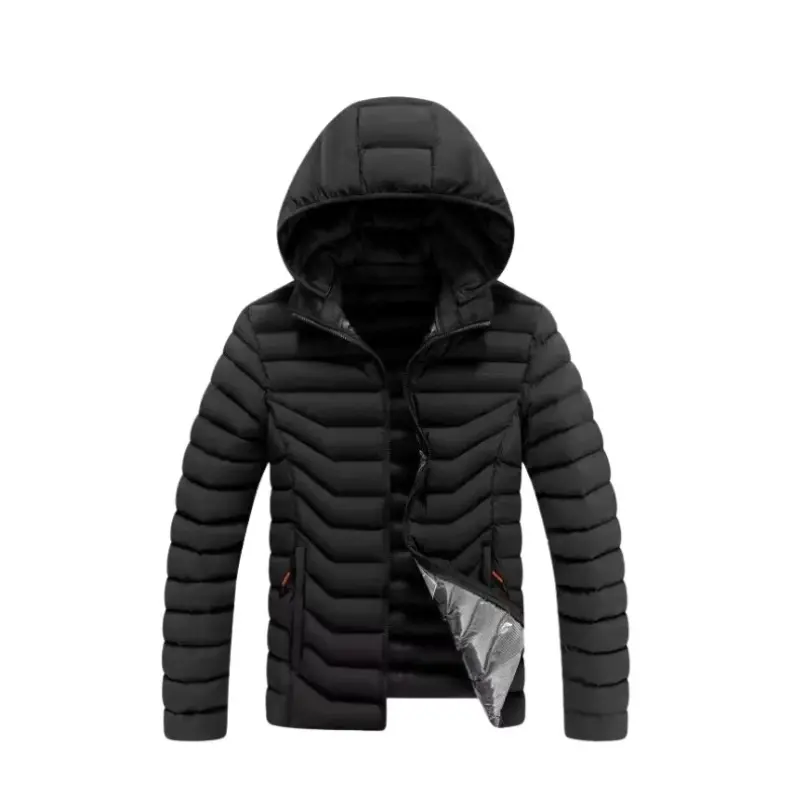 Chaqueta termica hombre negro a