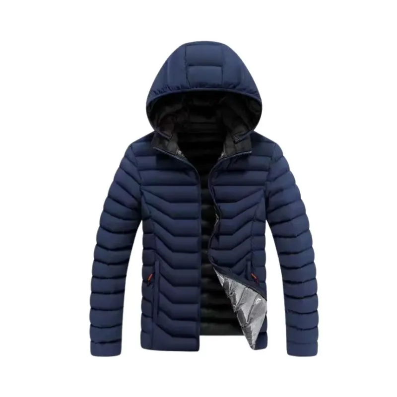 Chaqueta termica hombre azul os