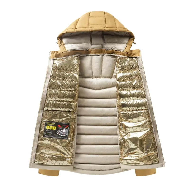 Chaqueta termica hombre camel c