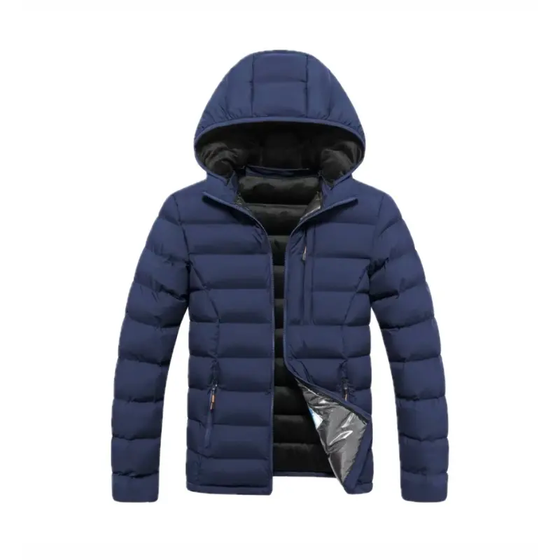 Chaqueta termica hombre azul a