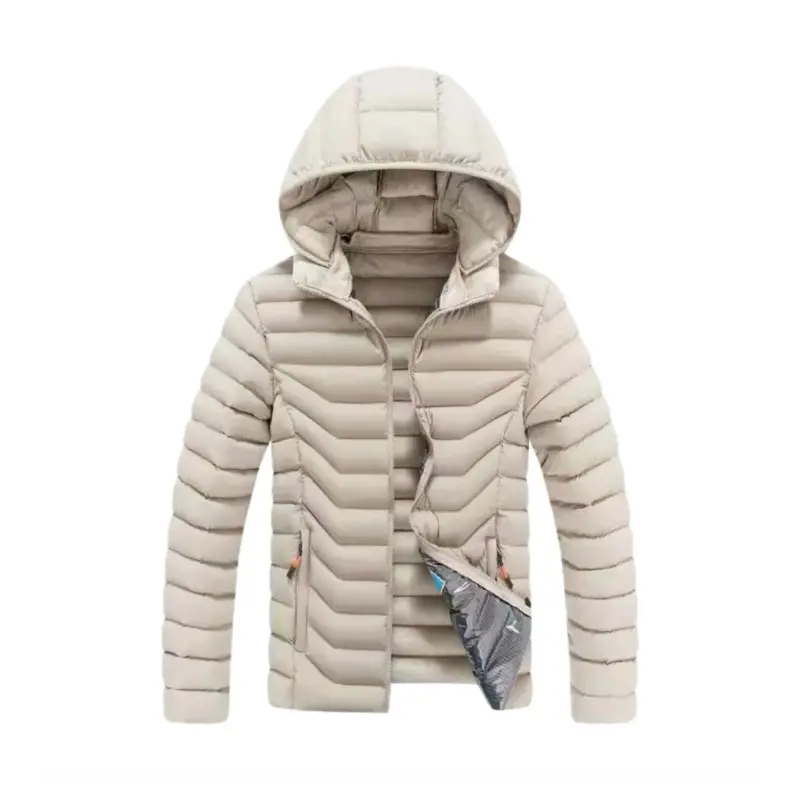 Chaqueta termica hombre camel