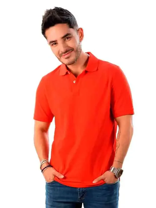 Polo Algodón Pima Roja