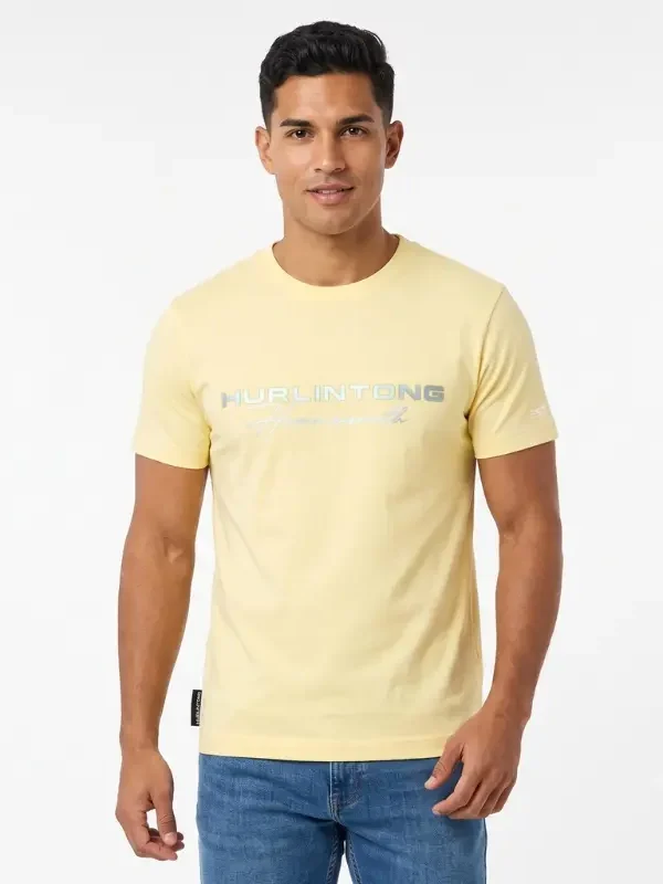 Camiseta Amarilla para Hombre Hurlintong Premium