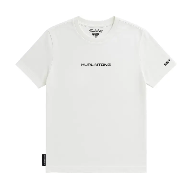 Camiseta Básica Blanca para Hombre Hurlintong Premium