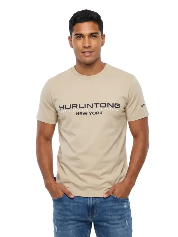 Camiseta Camel para Hombre Hurlintong Premium