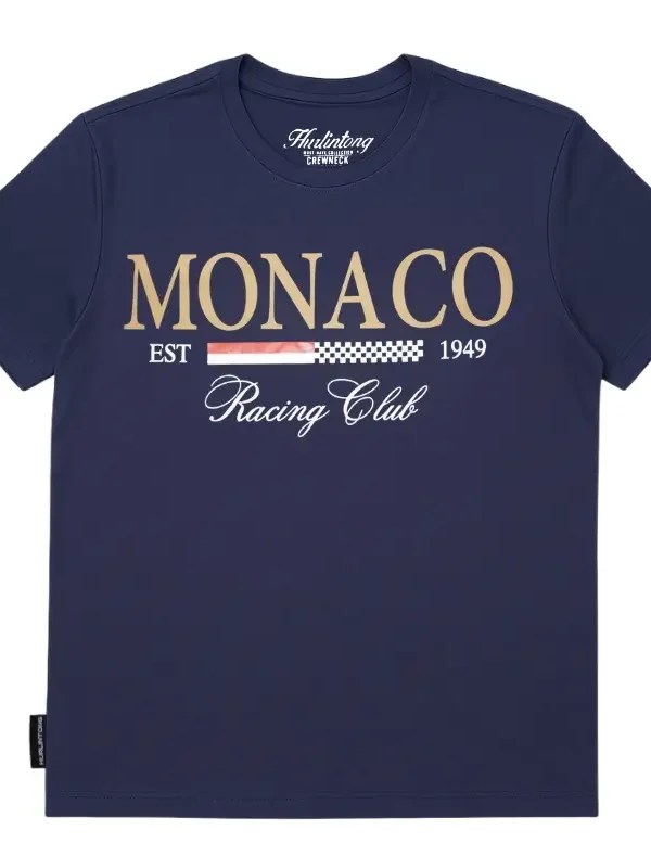 Camiseta Mónaco Azul Oscuro Hombre