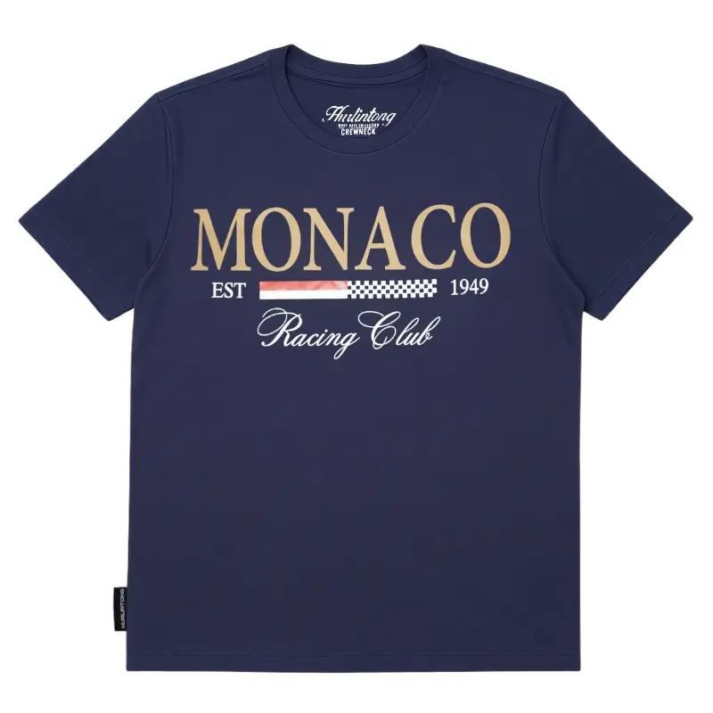 Camiseta Mónaco Azul Oscuro Hombre
