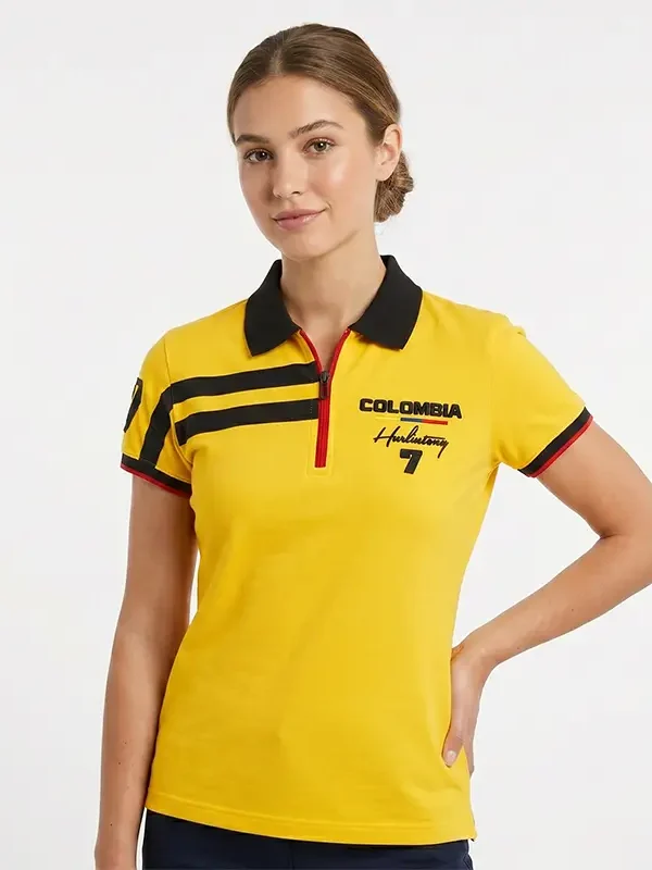 Camiseta Selección Colombia Amarilla Mujer