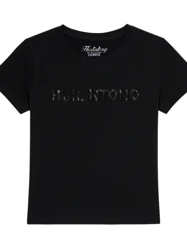 Camiseta negra mujer