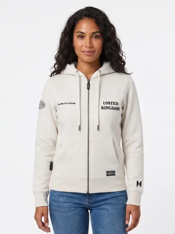 Chaqueta Arena para Mujer Hurlintong Premium