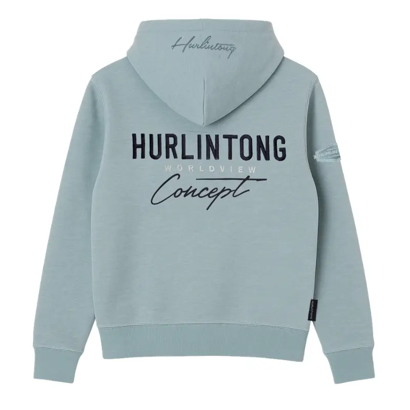 Chaqueta Hoodie Azul para Hombre Hurlintong Premium