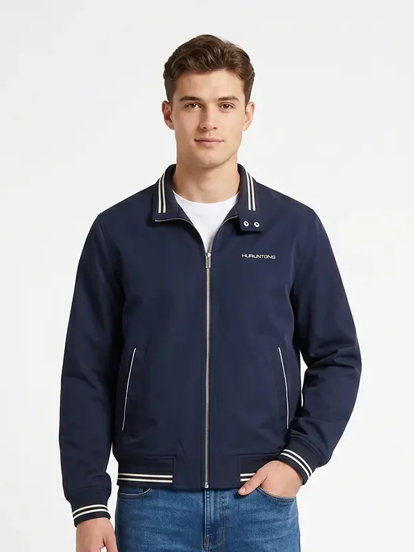 Chaqueta clásica azul hombre