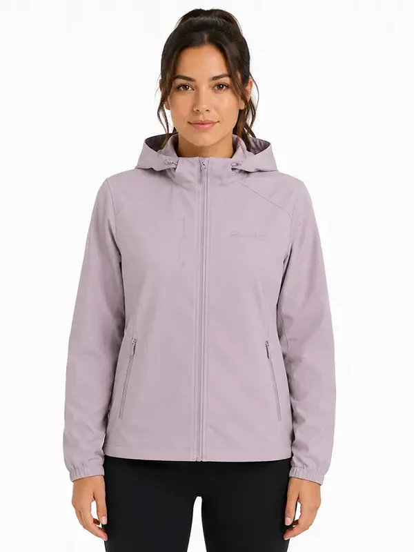Chaqueta Deportiva Running Dry Fit Lila para Mujer
