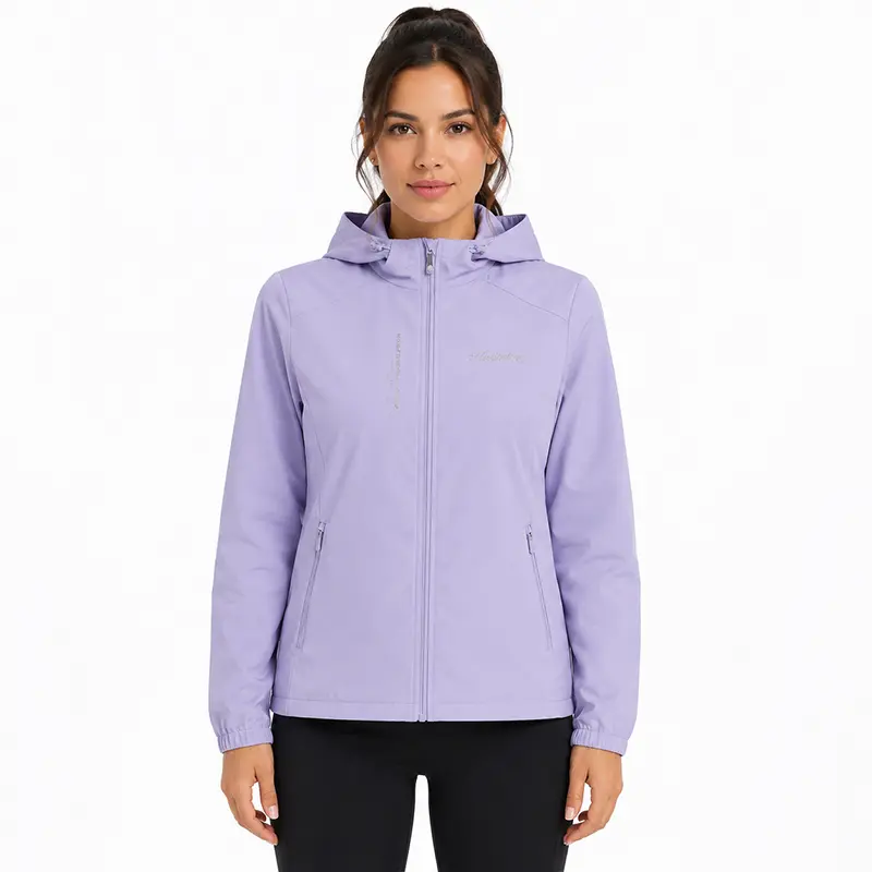 Chaqueta Deportiva Running Dry Fit Morado para Mujer