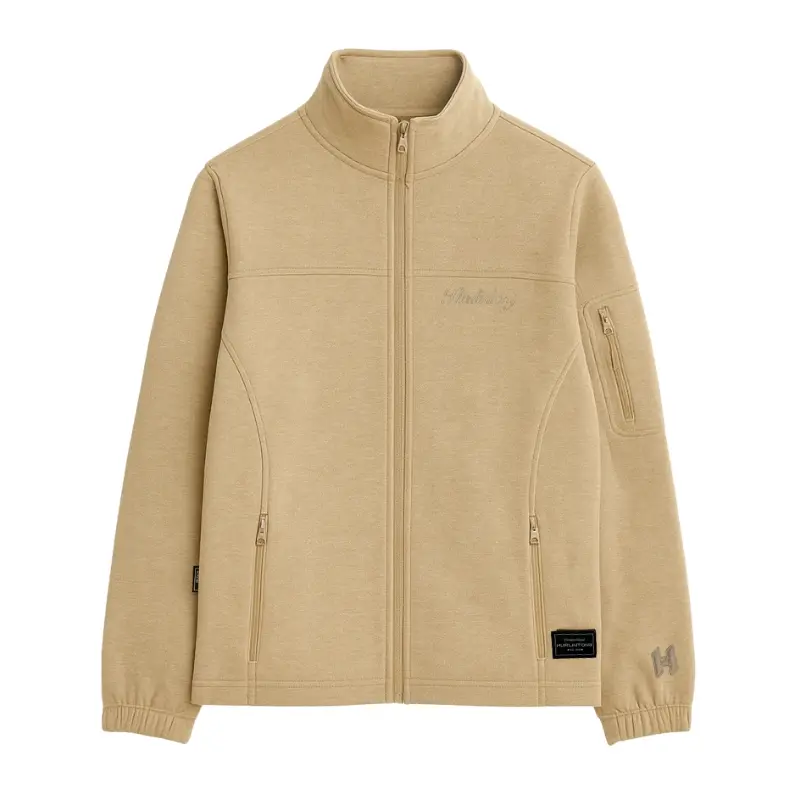 Chaqueta hurlintong camel mujer