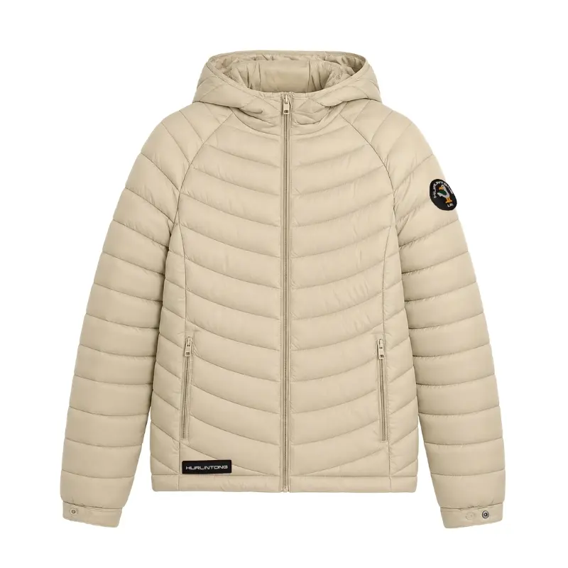 Chaqueta Impermeable Camel para Hombre Hurlintong Premium