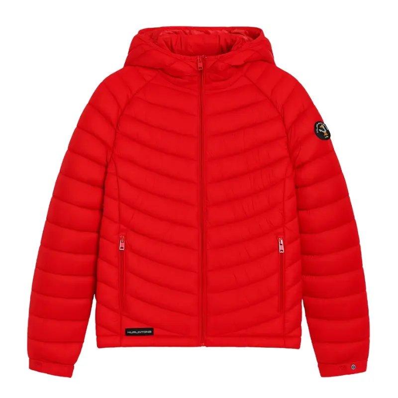 Chaqueta Impermeable Roja para Hombre Hurlintong Premium