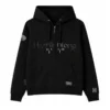 Chaqueta Hoodie Negra para Mujer Hurlintong Premium