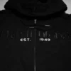 Chaqueta Hoodie Negra para Mujer Hurlintong Premium
