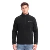Chaqueta Polar Media Cremallera negro para hombre