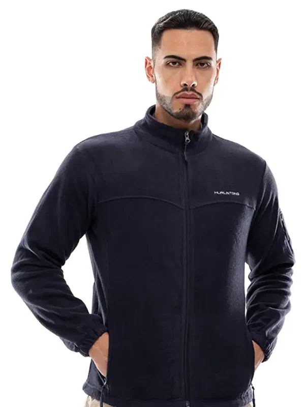 Chaqueta Polar Fleece azul para Hombre