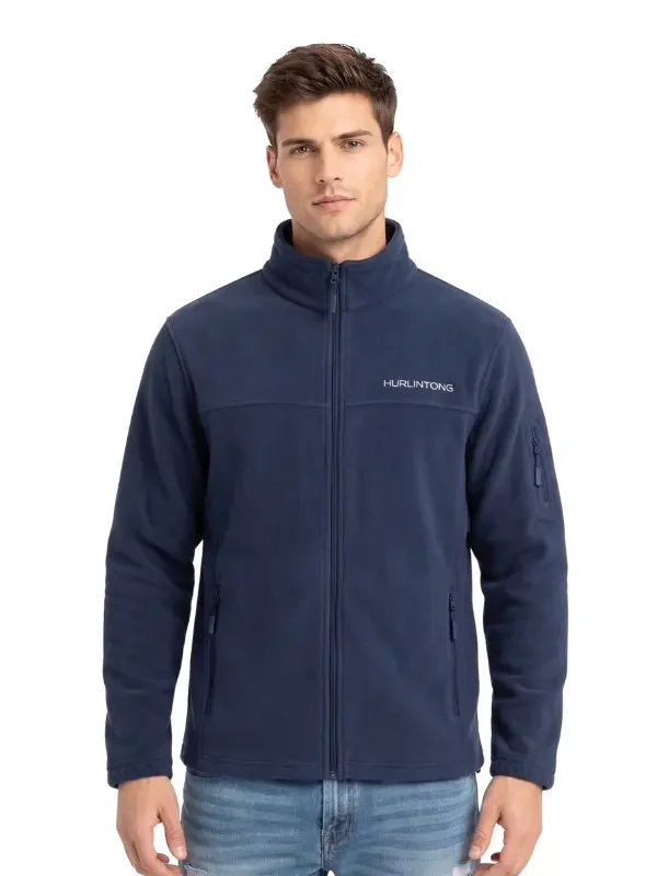 Chaqueta Polar Fleece Azul para Hombre