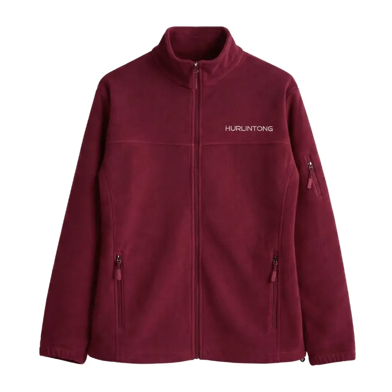 Chaqueta Polar Fleece Vinotinto para Hombre