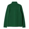 Chaqueta Polar Media Cremallera verde para hombre