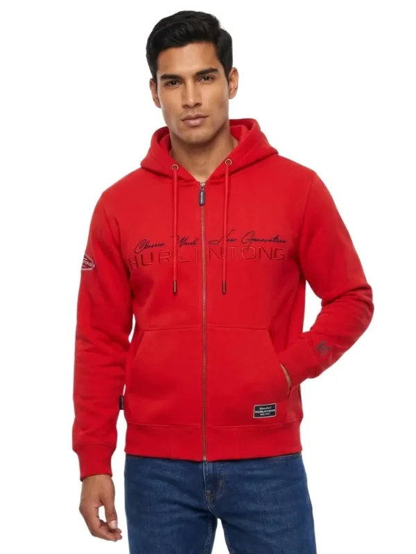 Chaqueta Roja para Hombre Hurlintong Premium