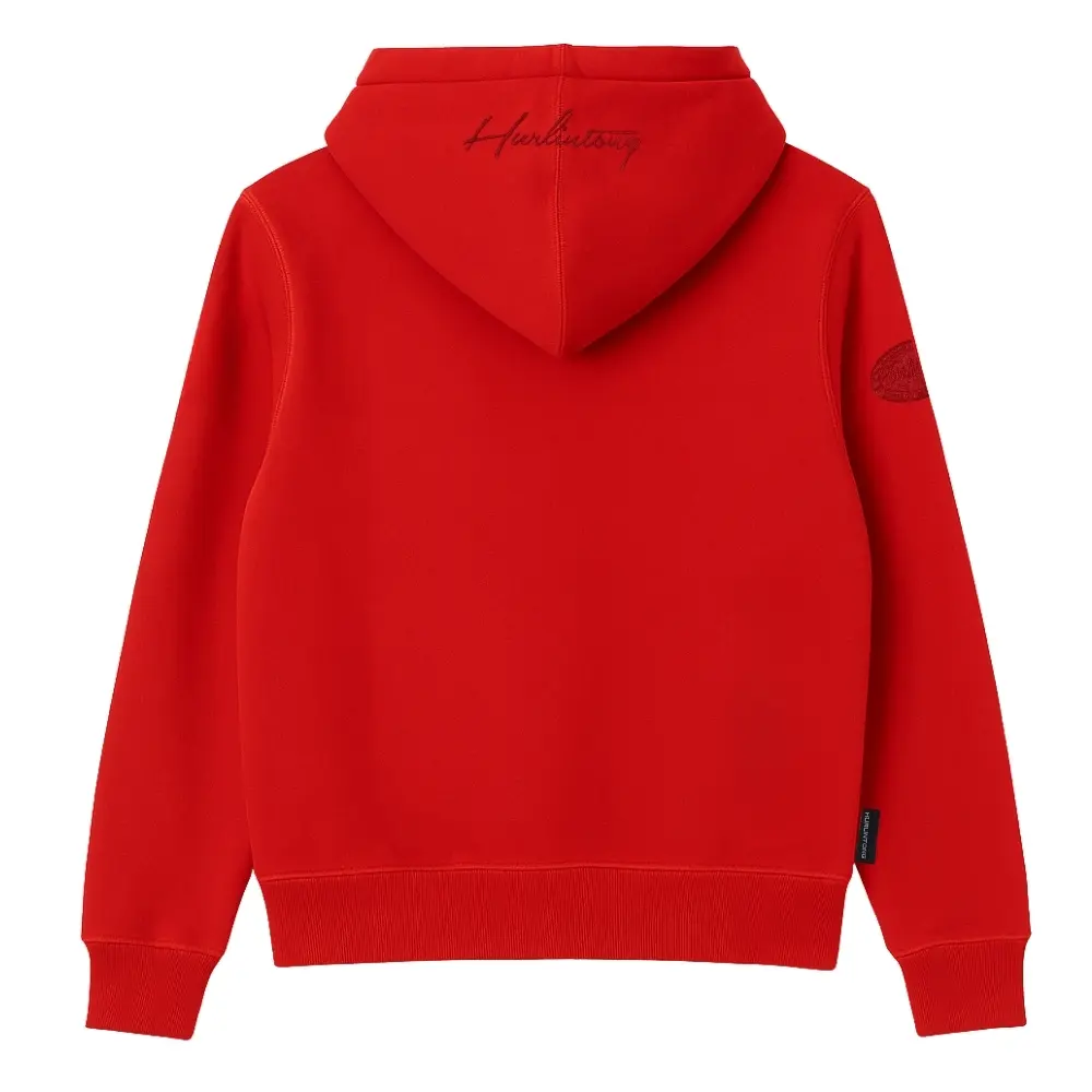 Chaqueta Hoodie Rojo para Mujer Hurlintong Premium